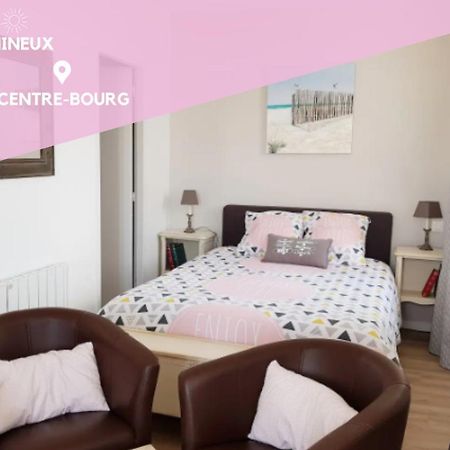 Studio Cosy Les Roses Tremieres 3 Etoiles Centre Plouharnel Proche Mer Eksteriør bilde