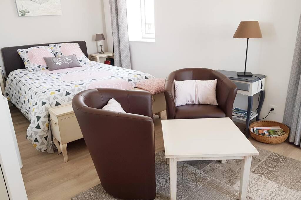 Studio Cosy Les Roses Tremieres 3 Etoiles Centre Plouharnel Proche Mer Eksteriør bilde