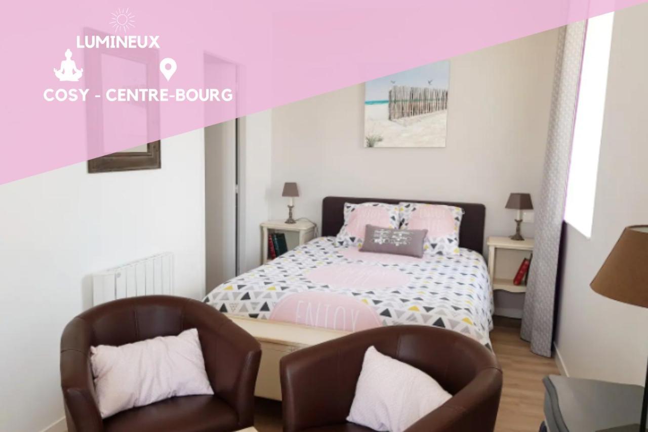 Studio Cosy Les Roses Tremieres 3 Etoiles Centre Plouharnel Proche Mer Eksteriør bilde