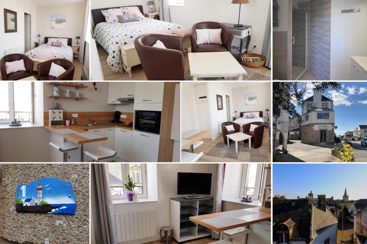 Studio Cosy Les Roses Tremieres 3 Etoiles Centre Plouharnel Proche Mer Eksteriør bilde